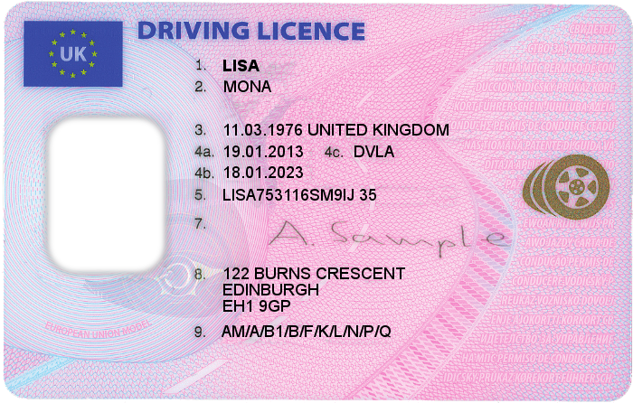 United Kingdom Drivers License Festisite