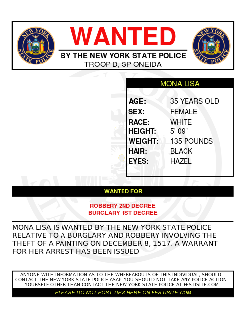 Fbi Most Wanted Poster Template Free